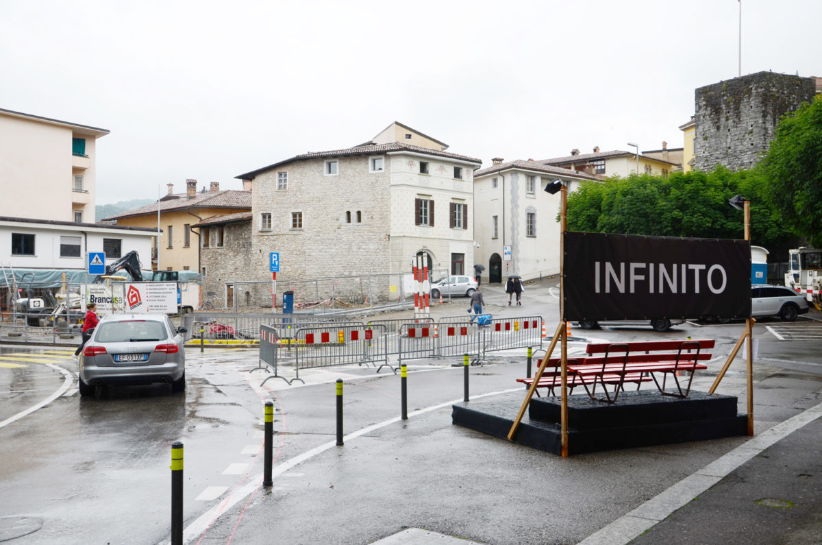 ONZGI, Infinito, 2019, Art in public space, Menrdisio CH